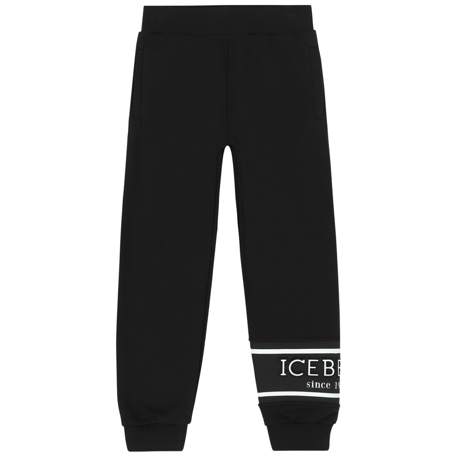 Boys Black Logo Joggers, 1, hi-res image number null