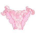 Girls Pink & White Jungle Bikini, 1, hi-res