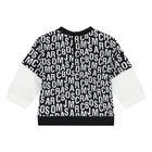 بدله رياضيه للاولاد بالشعار باللون الاسود , 1, hi-res