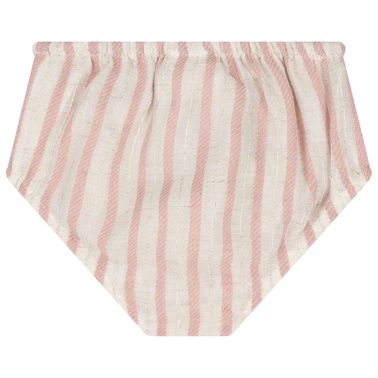 طقم بنات فستان مخطط  باللون  الوردي و الذهبي والبيج , 1, hi-res