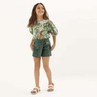 صندل بالشعار باللون الزهرى للبنات, 1, hi-res