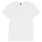 Boys White Logo T-Shirt, 1, hi-res