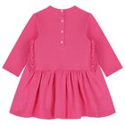Younger Girls Pink Logo Dress Set, 1, hi-res