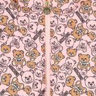 Baby Girls Pink Teddy Logo Jacket, 1, hi-res