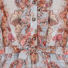 جمبسوت بناتي باللون الازرق مزين بالزهور والكشكشة, 1, hi-res