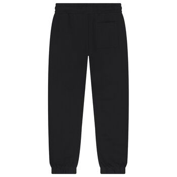 Boys Black Logo Joggers