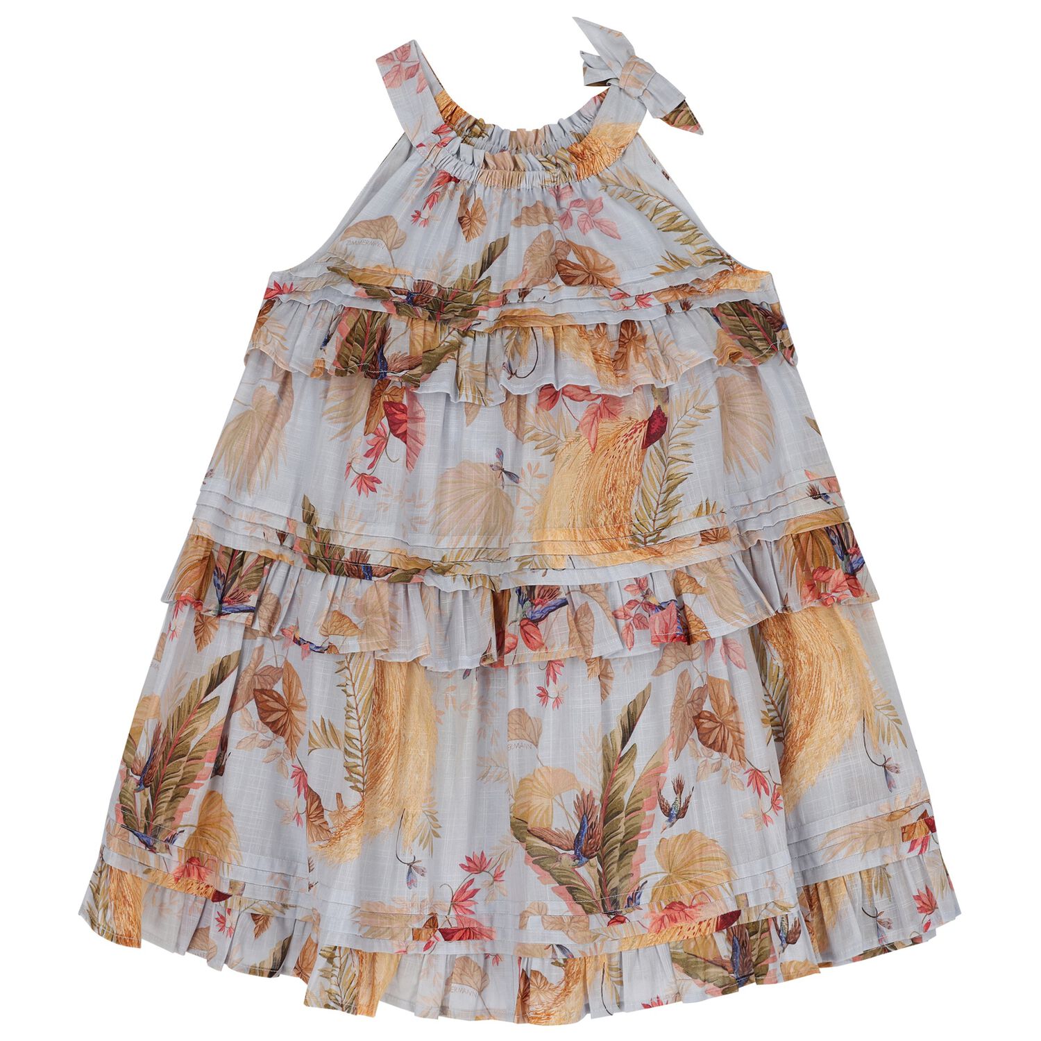 فستان بناتي زهري أزرق, 1, hi-res