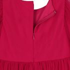 Girls Red Embellished Tulle Dress, 1, hi-res