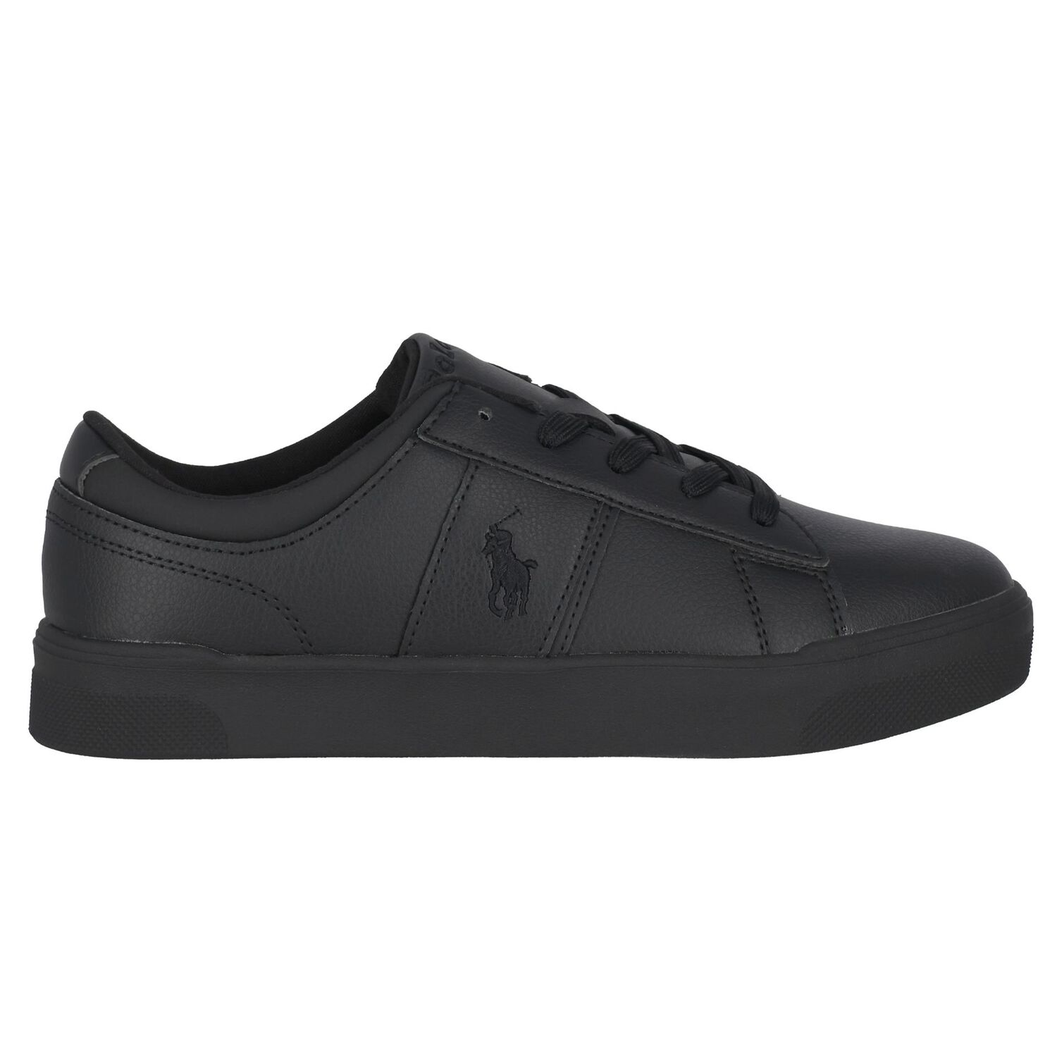 Boys Black Logo Trainers, 1, hi-res image number null