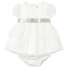 Baby Girls Ivory Tulle Dress Set, 1, hi-res