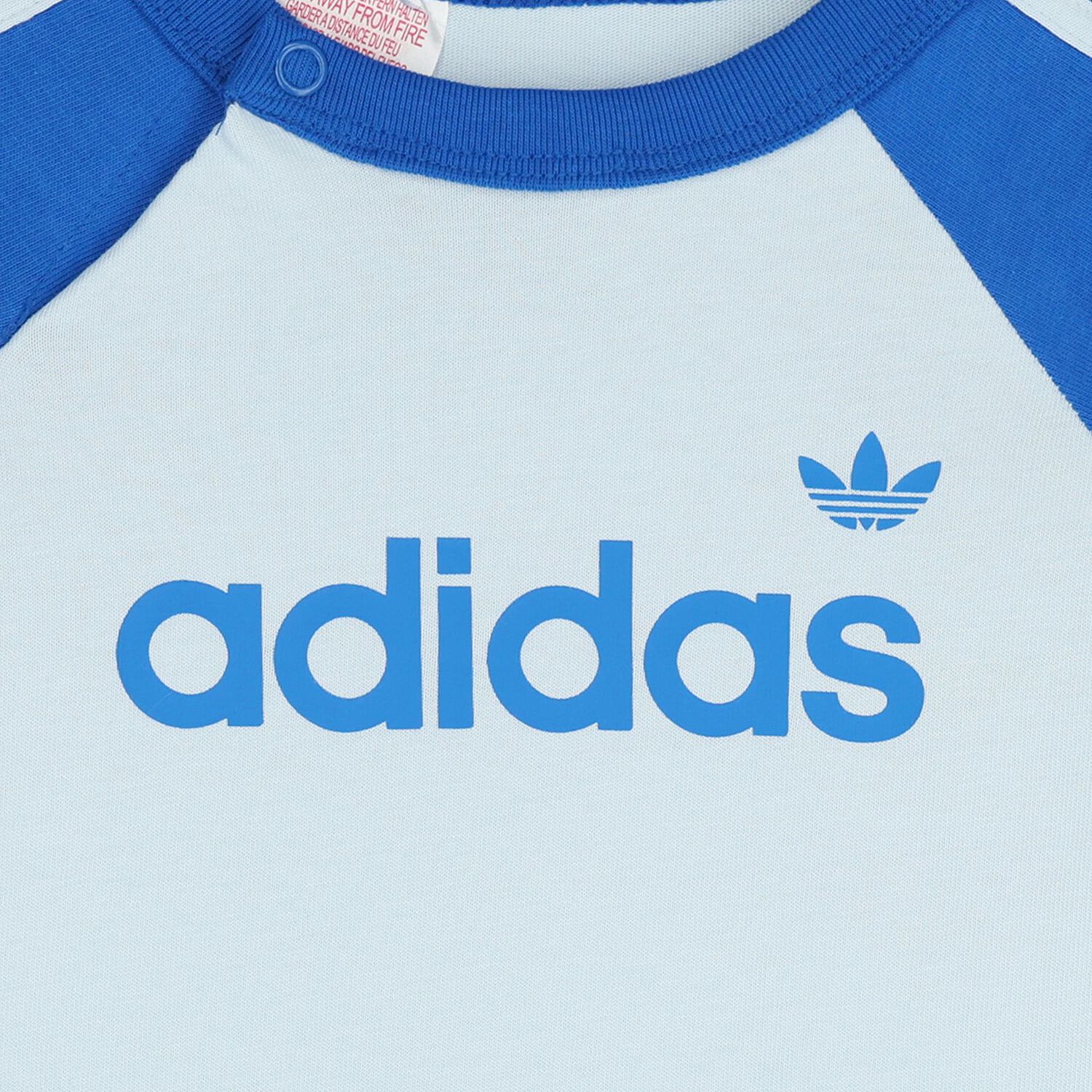 طقم شورت أزرق بشعار الشباب, 1, hi-res