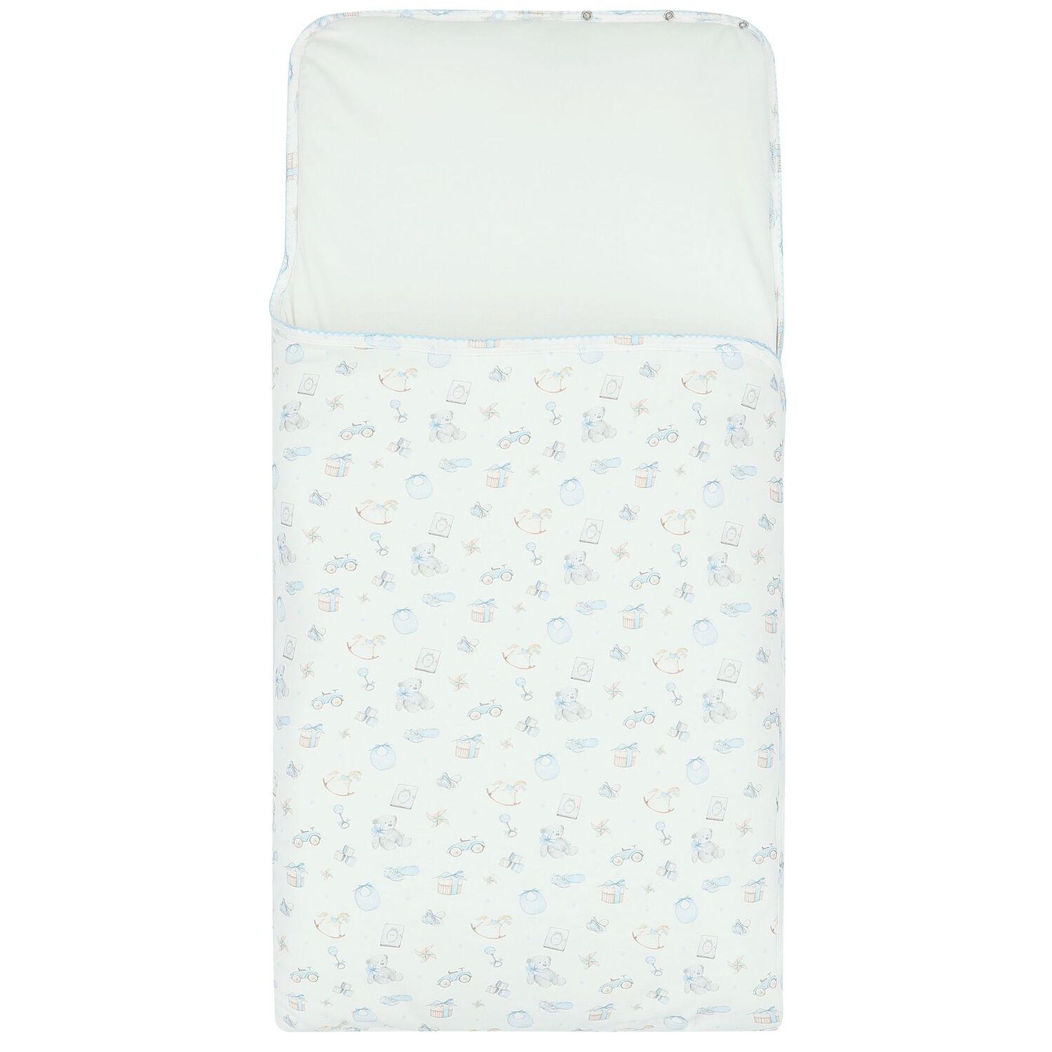 Baby Boys White & Blue Toys Nest, 1, hi-res image number null