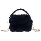 حقيبة يد بنات جلد باللون الكحلى, 2, hi-res