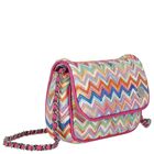 Girls Multi-Coloured Zig Zag Crossbody Bag, 1, hi-res