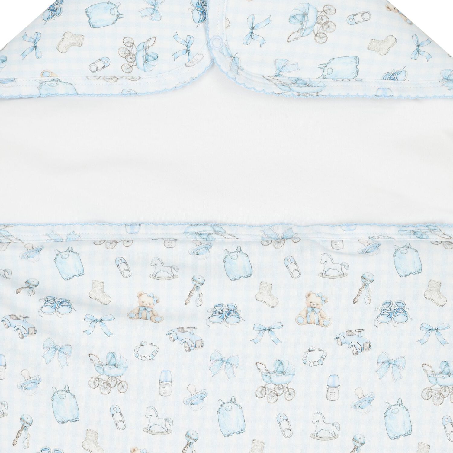 Blue Nursery Print Baby Nest, 1, hi-res image number null