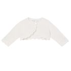 Baby Girls Ivory Knitted Cardigan, 2, hi-res