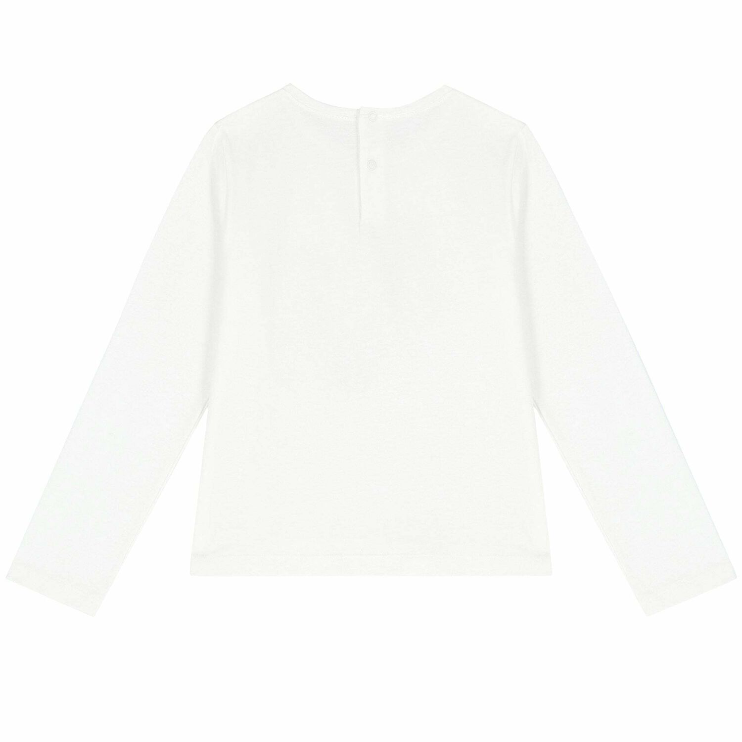 Girls Ivory Squirrel Long Sleeve Top , 1, hi-res