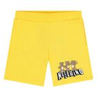 Younger White & Yellow Teddy Bear Shorts Set, 3, hi-res