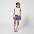 سلايدر بنات بشعار مني مي باللون العاجي و البيج , 1, hi-res