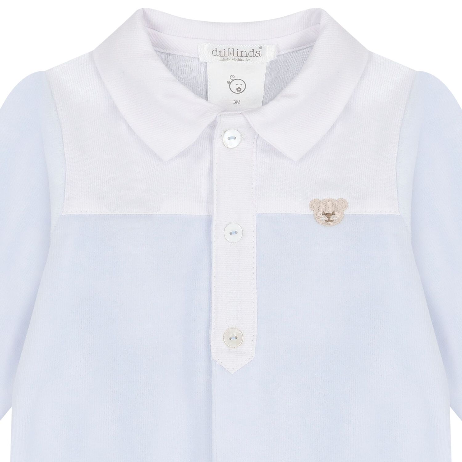 Baby Boys White & Blue Babygrow Gift Set, 1, hi-res