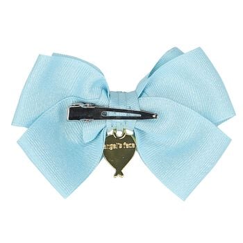 Girls Blue Bow Hairclip