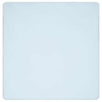 Baby Boys Ivory & Blue Logo Blanket
