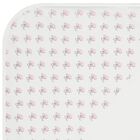 Baby Girls White & Pink Bow Logo Blanket, 1, hi-res