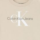 Beige Cotton Logo T-Shirt, 7, hi-res