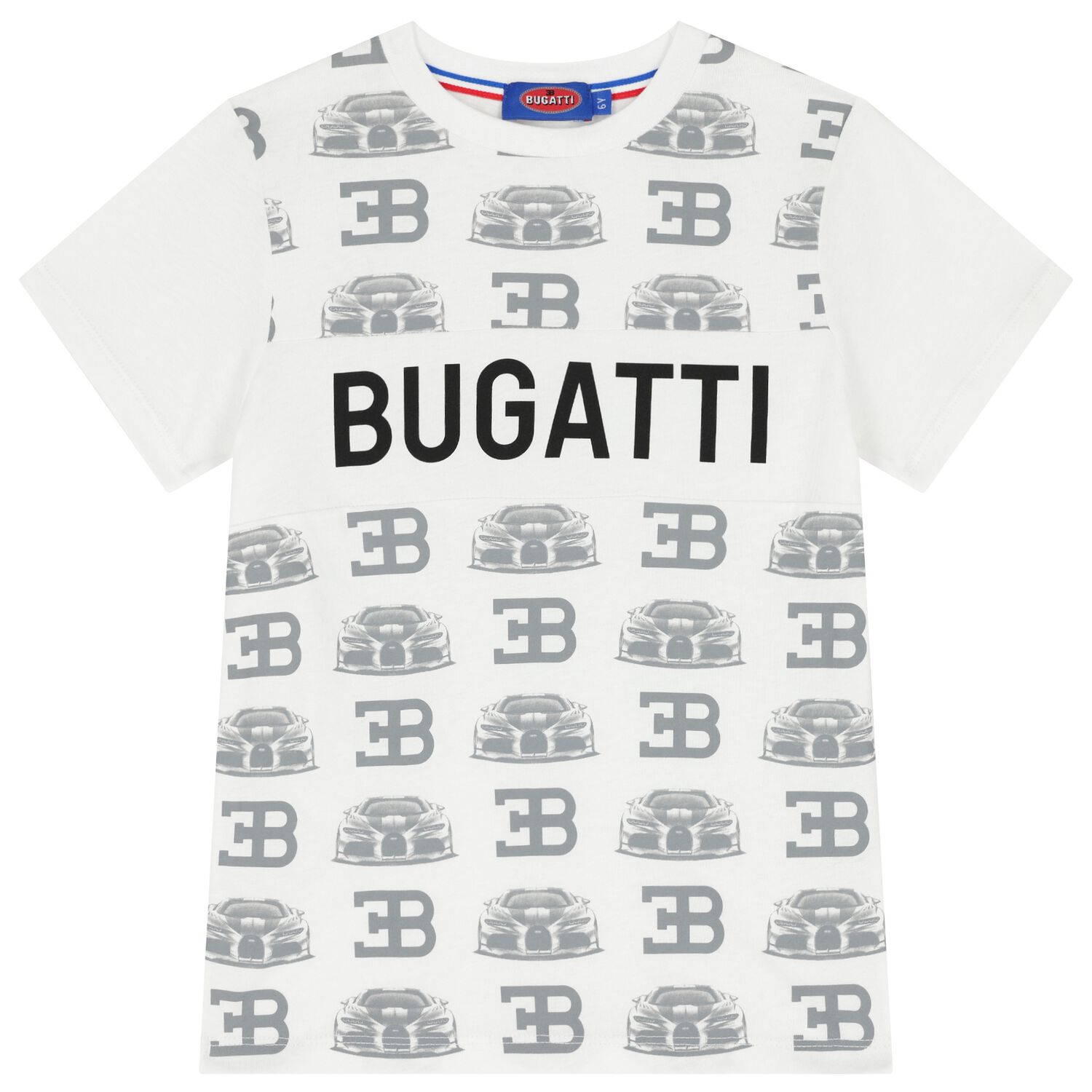 Boys White Logo T-Shirt, 1, hi-res image number null