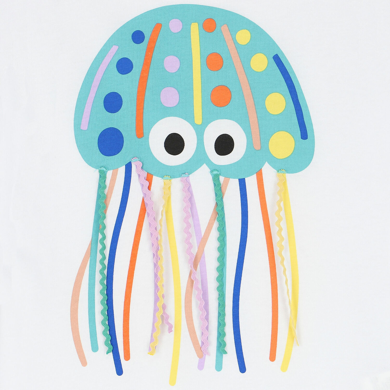 تيشيرت باللون الأبيض للبنات, 1, hi-res