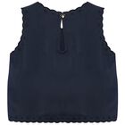 Girls Black Top, 1, hi-res