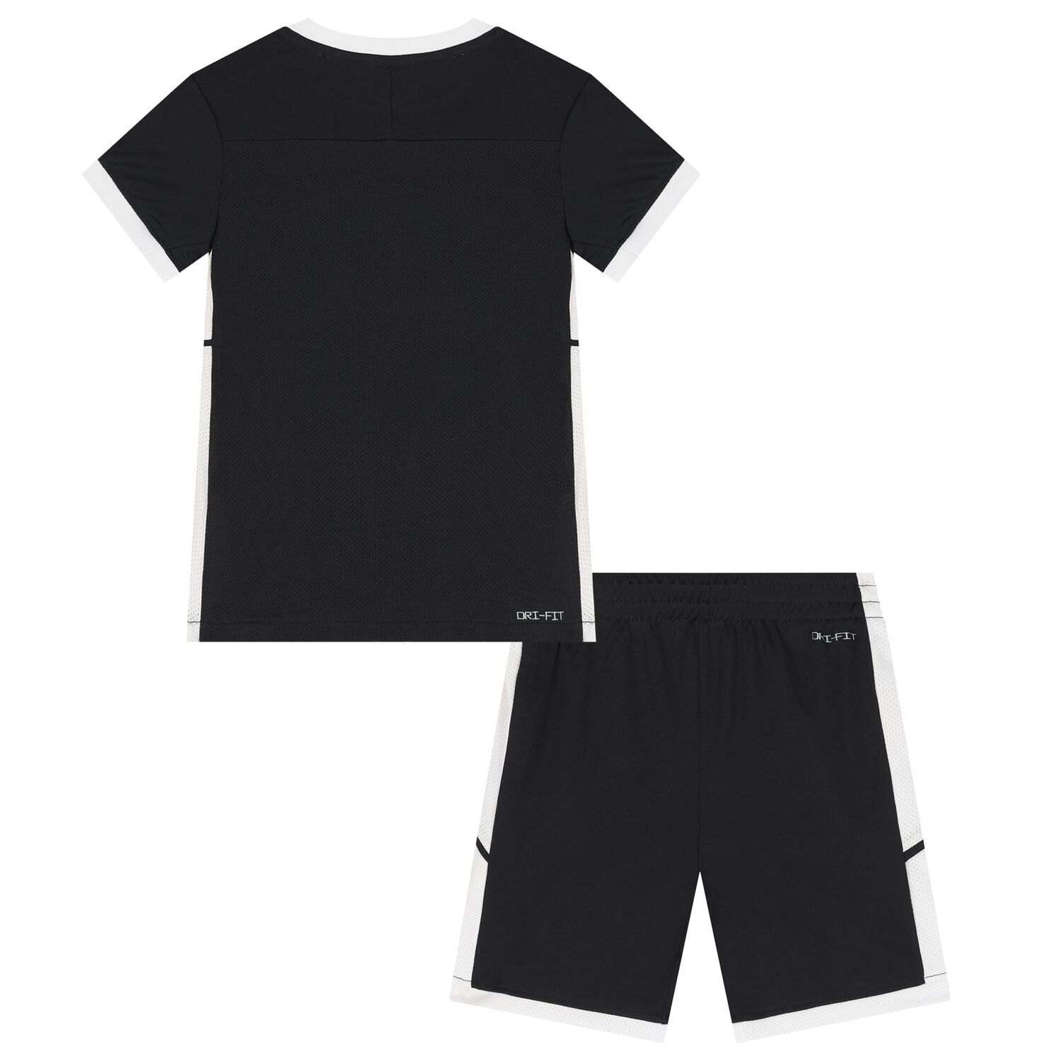 Boys Black Logo Dri-Fit Shorts Set, 1, hi-res