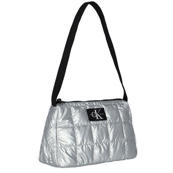 Girls Silver Logo Quilted Bag