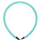 طوق شعر للبنات مطرز باللون الأزرق , 2, hi-res