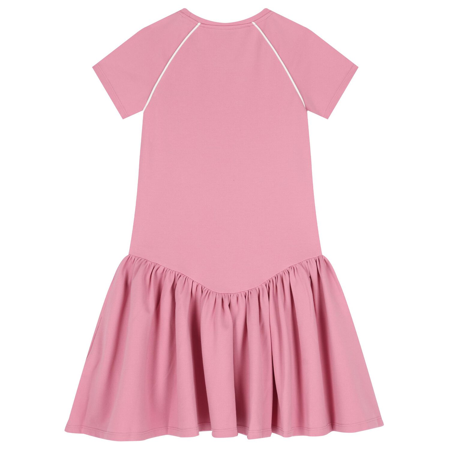 Girls Pink Logo Dress, 1, hi-res