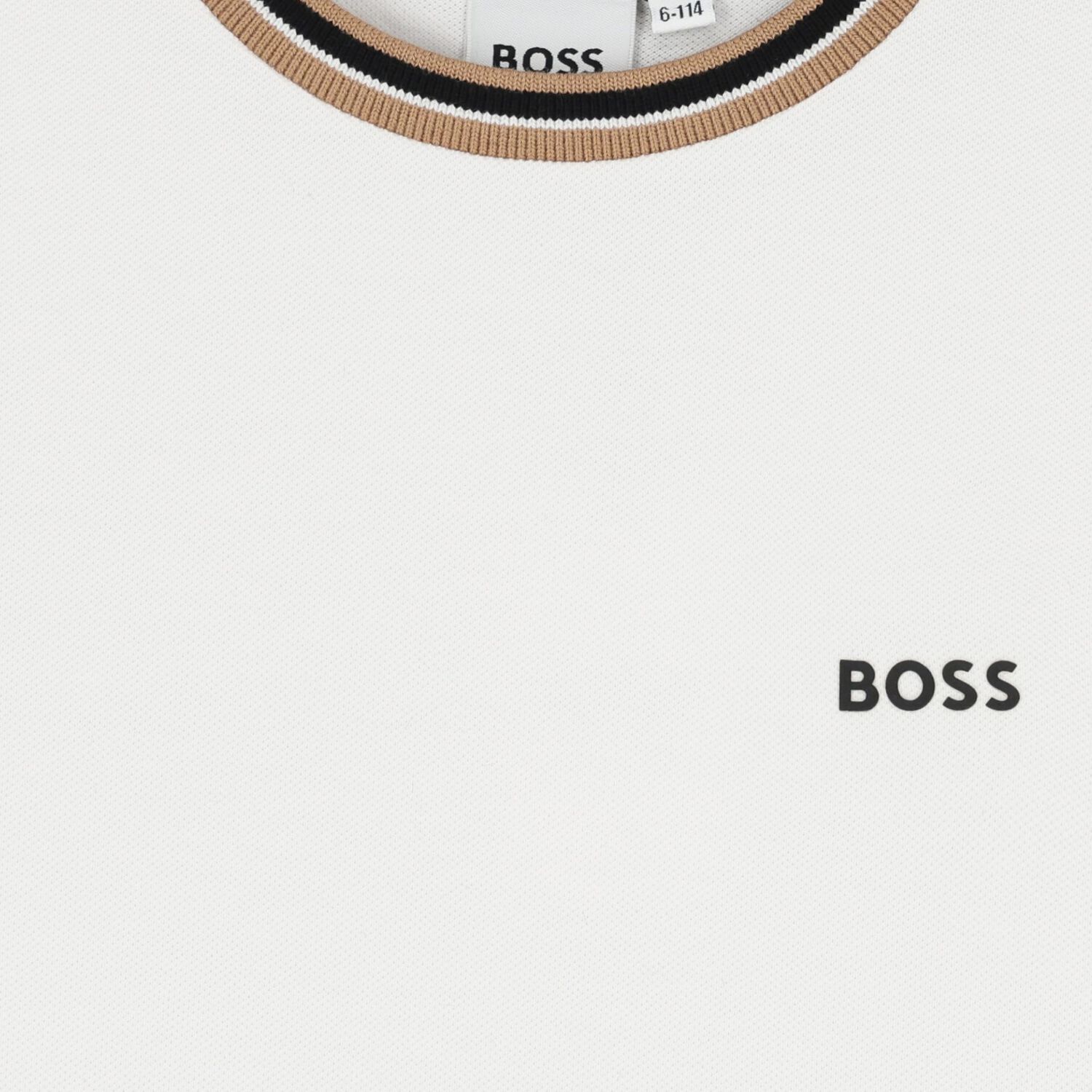 تيشيرت اولاد بالشعار باللون الابيض , 2, hi-res