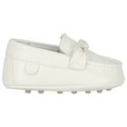 Baby Boys Ivory Leather Pre Walker Moccasins, 1, hi-res