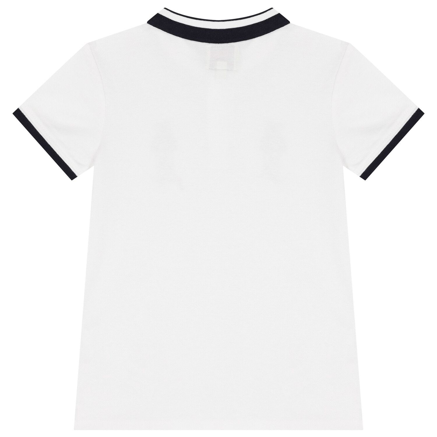 تيشيرت بولو باللون أبيض بطبعة دب تيدي للأولاد, 1, hi-res