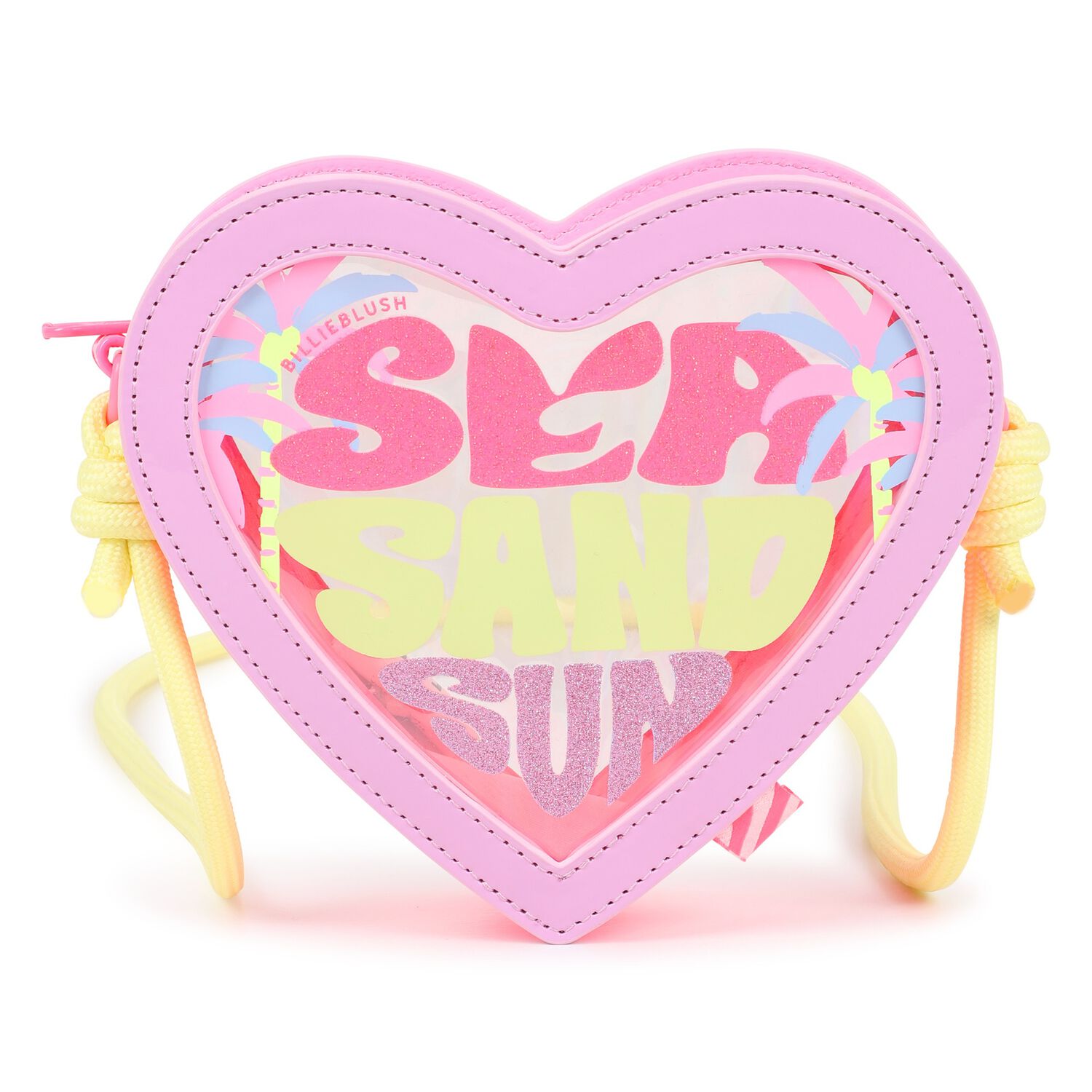 Girls Pink Heart Handbag, 1, hi-res