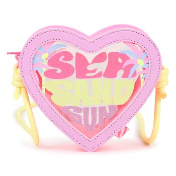 Girls Pink Heart Handbag