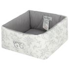 Ivory & Grey Toile De Jouy Baby Accessory Basket, 2, hi-res