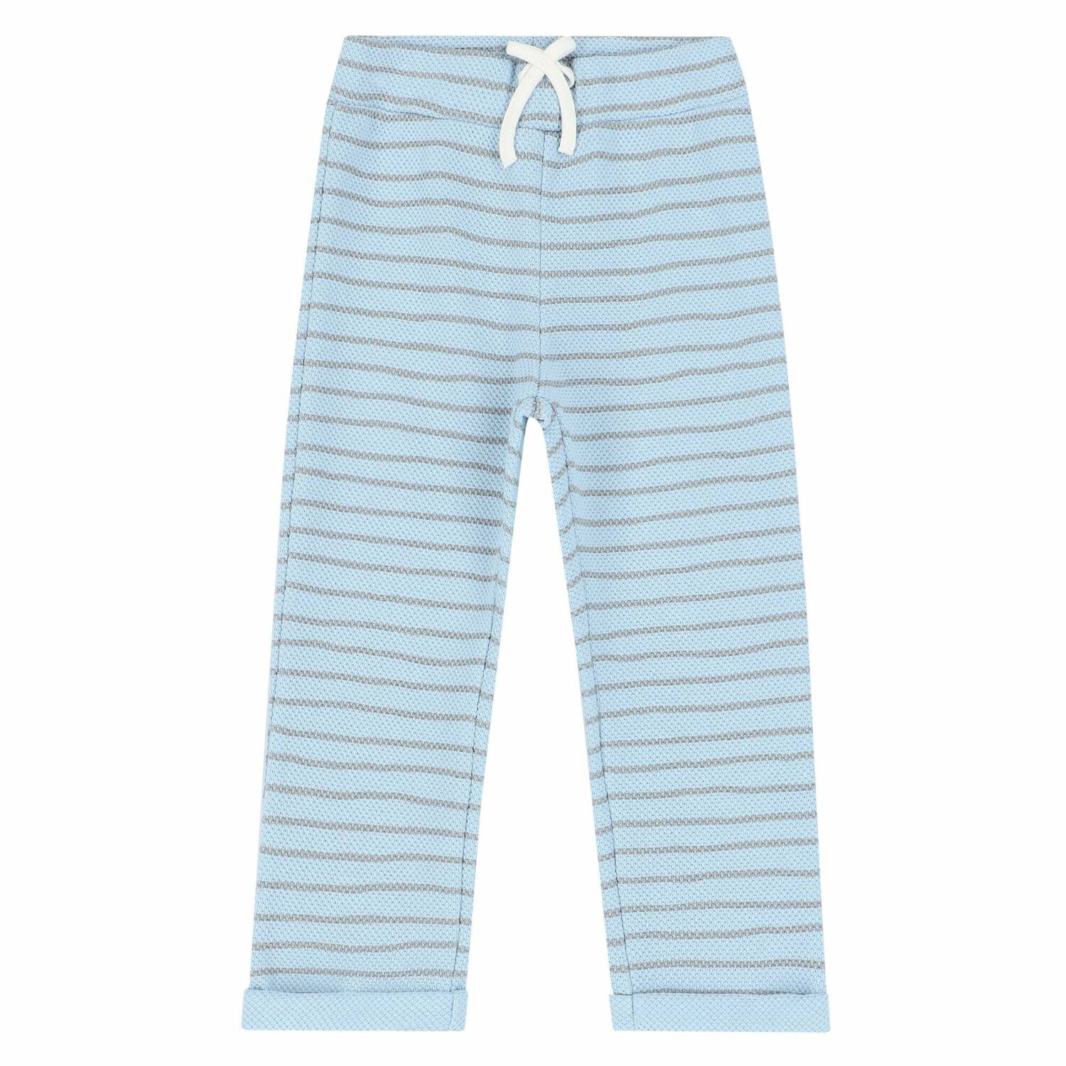 Baby Boys Ivory Top & Blue Joggers Set, 1, hi-res image number null