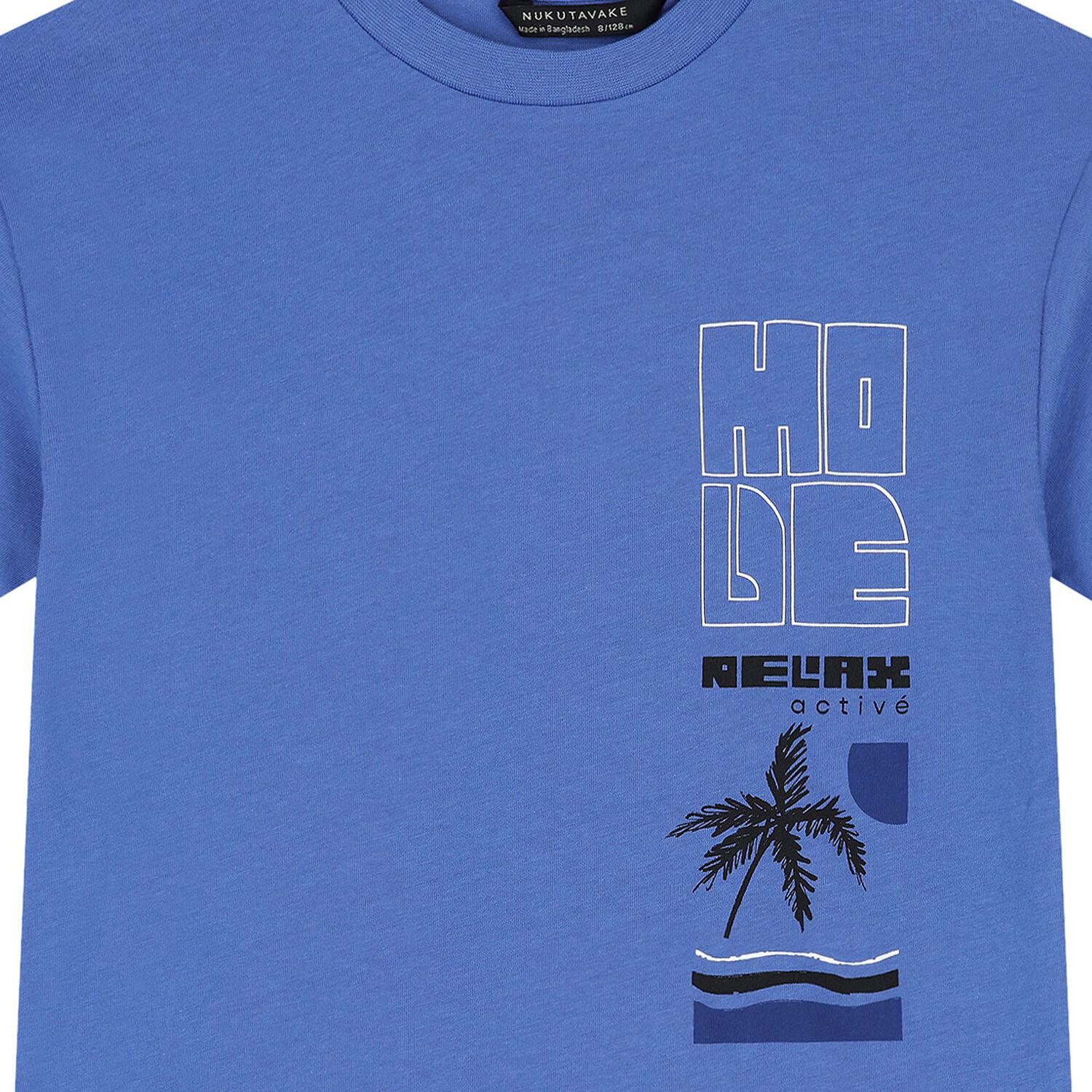 طقم شورت اولاد باللون الازرق والاسود, 1, hi-res