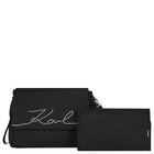 Black Logo Baby Changing Bag ( 37cm ), 1, hi-res