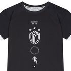 Boys Black Logo T-Shirt, 2, hi-res