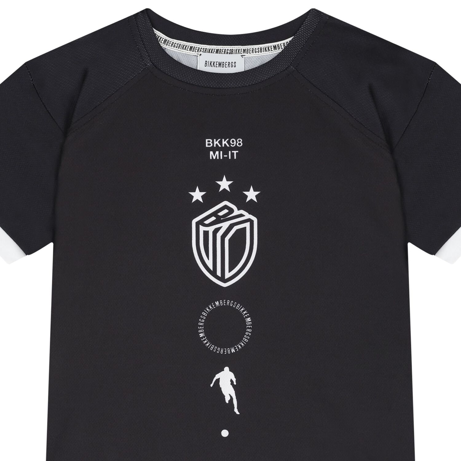Boys Black Logo T-Shirt, 2, hi-res image number null