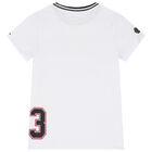 Boys White Jordan Logo T-Shirt, 1, hi-res