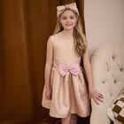 Girls Pink & Gold Dress, 2, hi-res