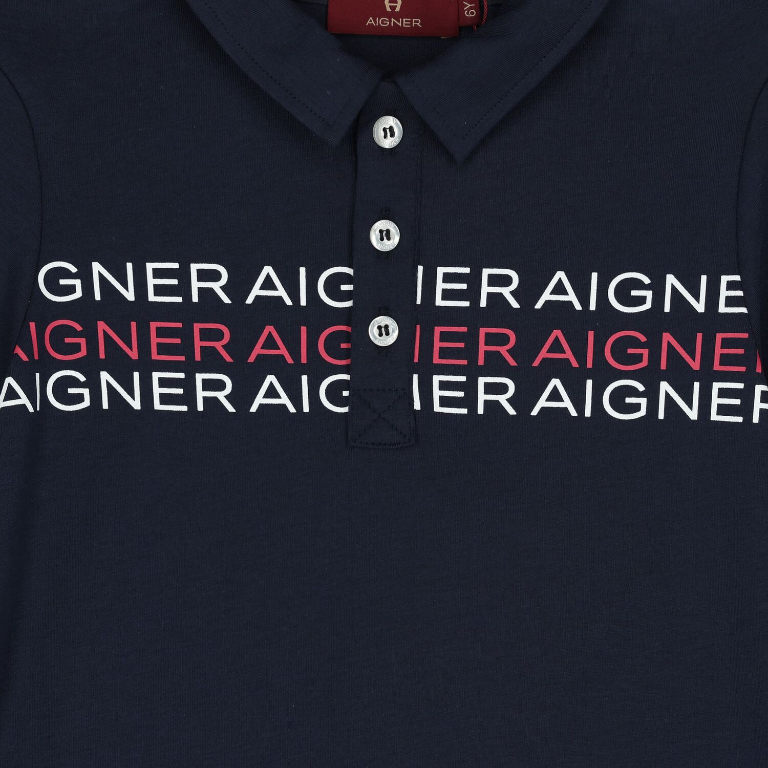 تيشيرت أولاد بولو بالشعار باللون الكحلي, 3, hi-res image number null