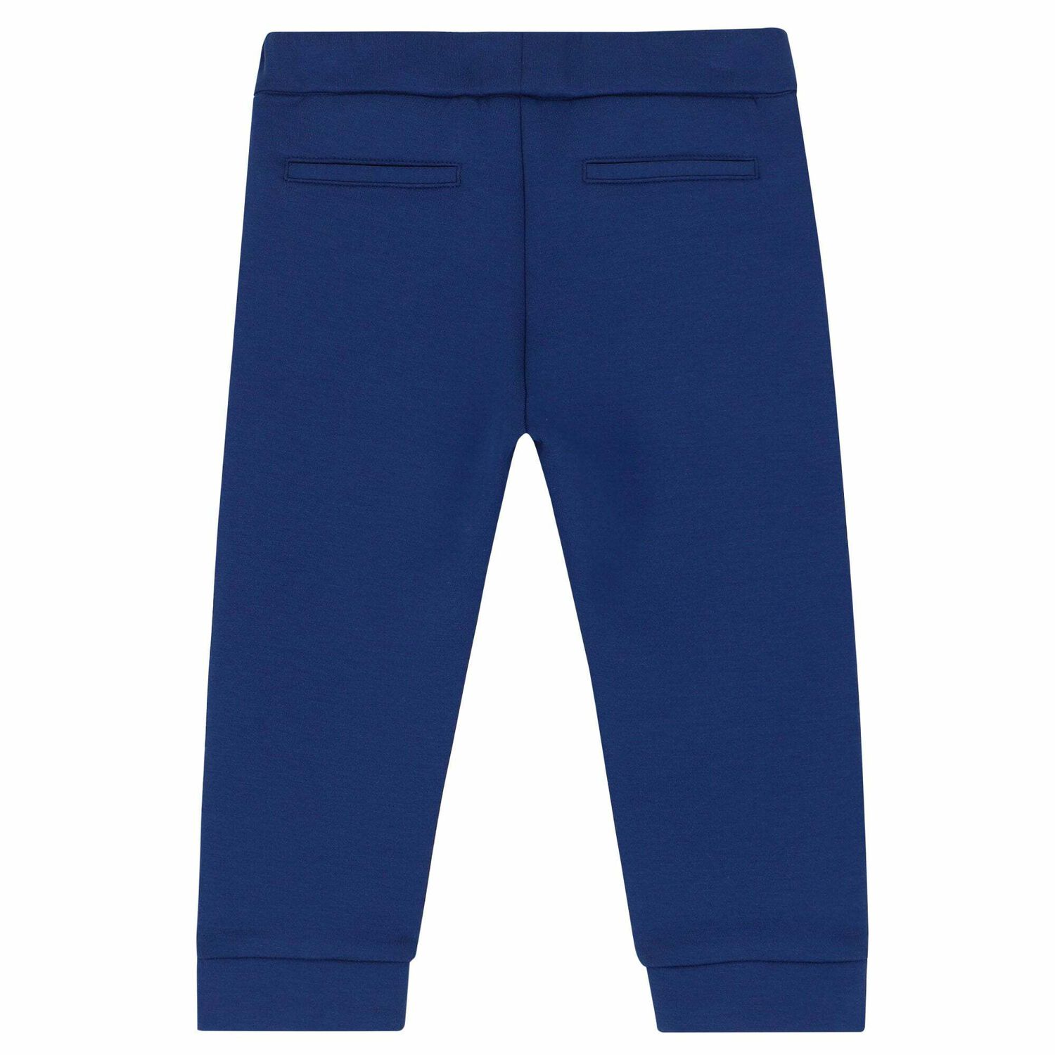 Younger Boys Blue Logo Joggers , 1, hi-res